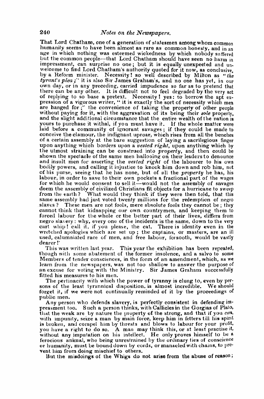 Monthly Repository (1806-1838) and Unitarian Chronicle (1832-1833): F Y, 1st edition - Untitled Article