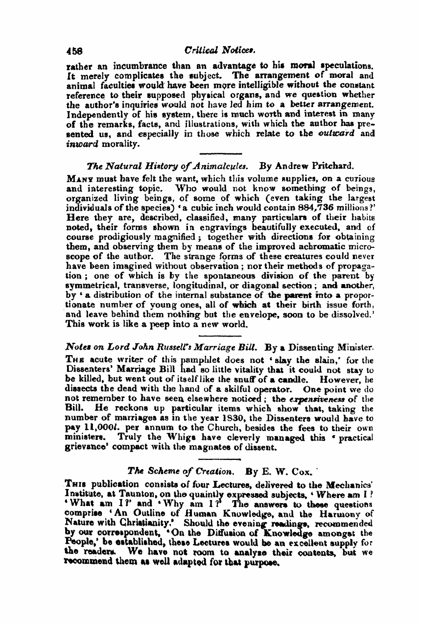 Monthly Repository (1806-1838) and Unitarian Chronicle (1832-1833): F Y, 1st edition: 76