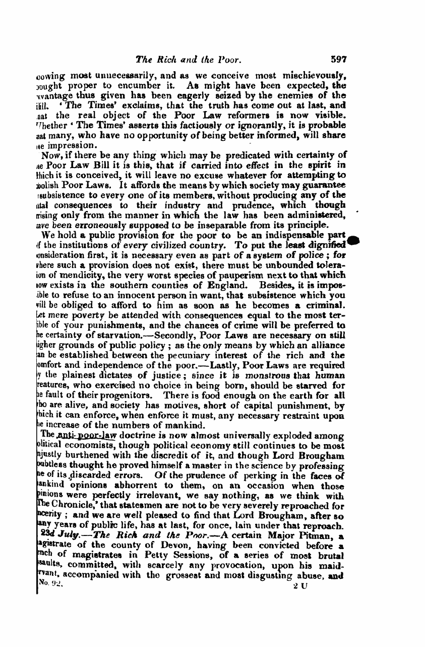 Monthly Repository (1806-1838) and Unitarian Chronicle (1832-1833): F Y, 1st edition - Untitled Article