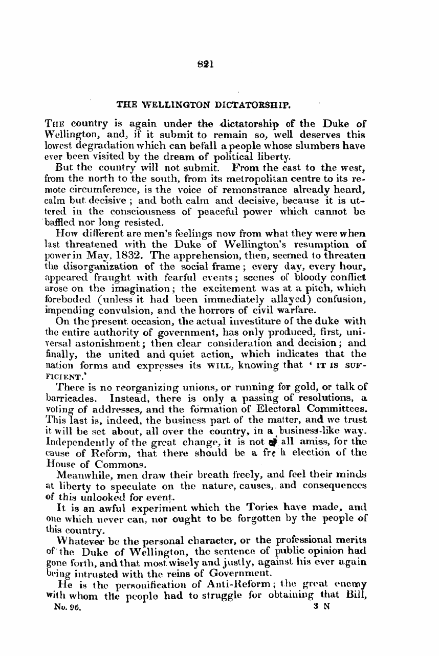 Monthly Repository (1806-1838) and Unitarian Chronicle (1832-1833): F Y, 1st edition - Untitled Article