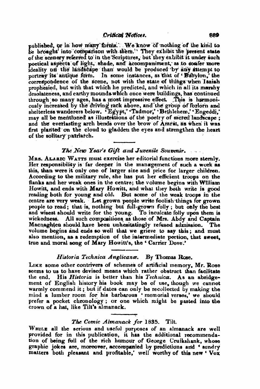 Monthly Repository (1806-1838) and Unitarian Chronicle (1832-1833): F Y, 1st edition - Untitled Article