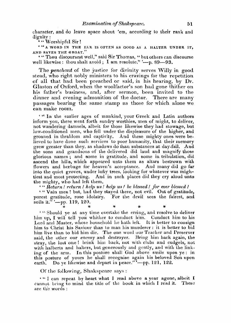 Monthly Repository (1806-1838) and Unitarian Chronicle (1832-1833): F Y, 1st edition: 51