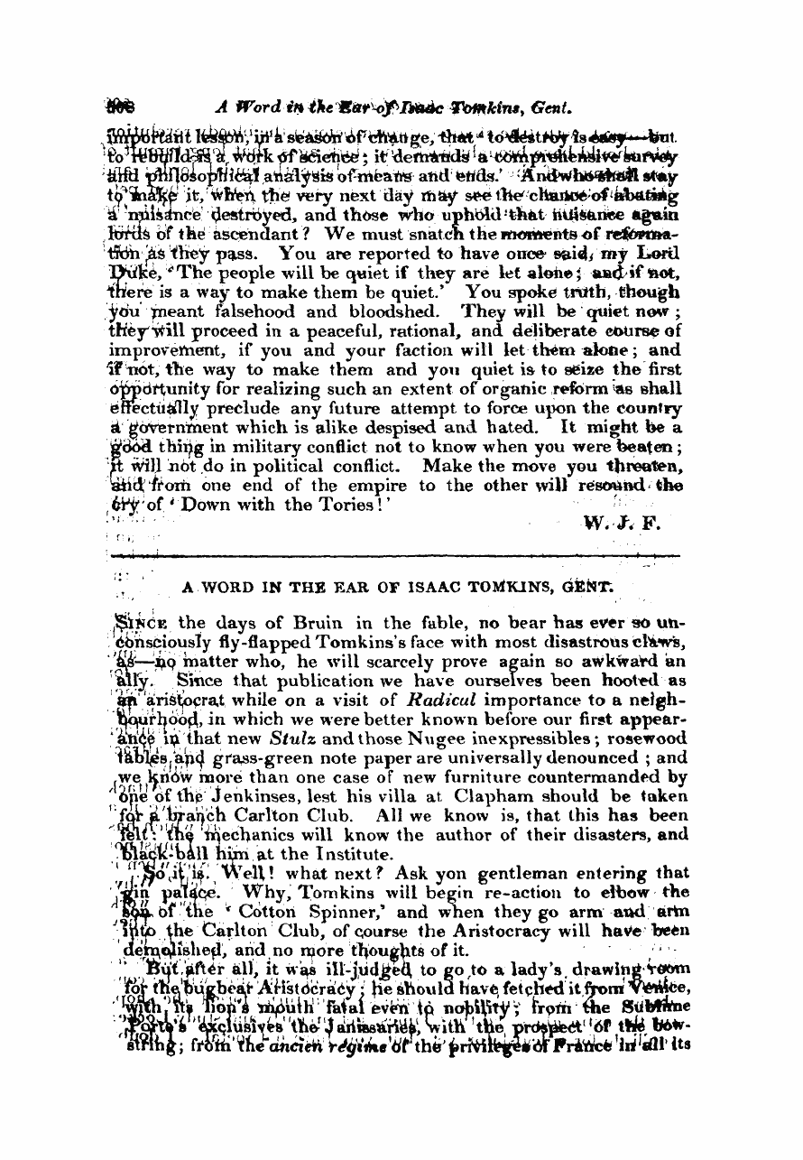 Monthly Repository (1806-1838) and Unitarian Chronicle (1832-1833): F Y, 1st edition - Untitled Article