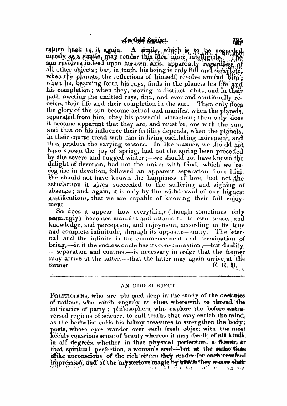 Monthly Repository (1806-1838) and Unitarian Chronicle (1832-1833): F Y, 1st edition - Untitled Article