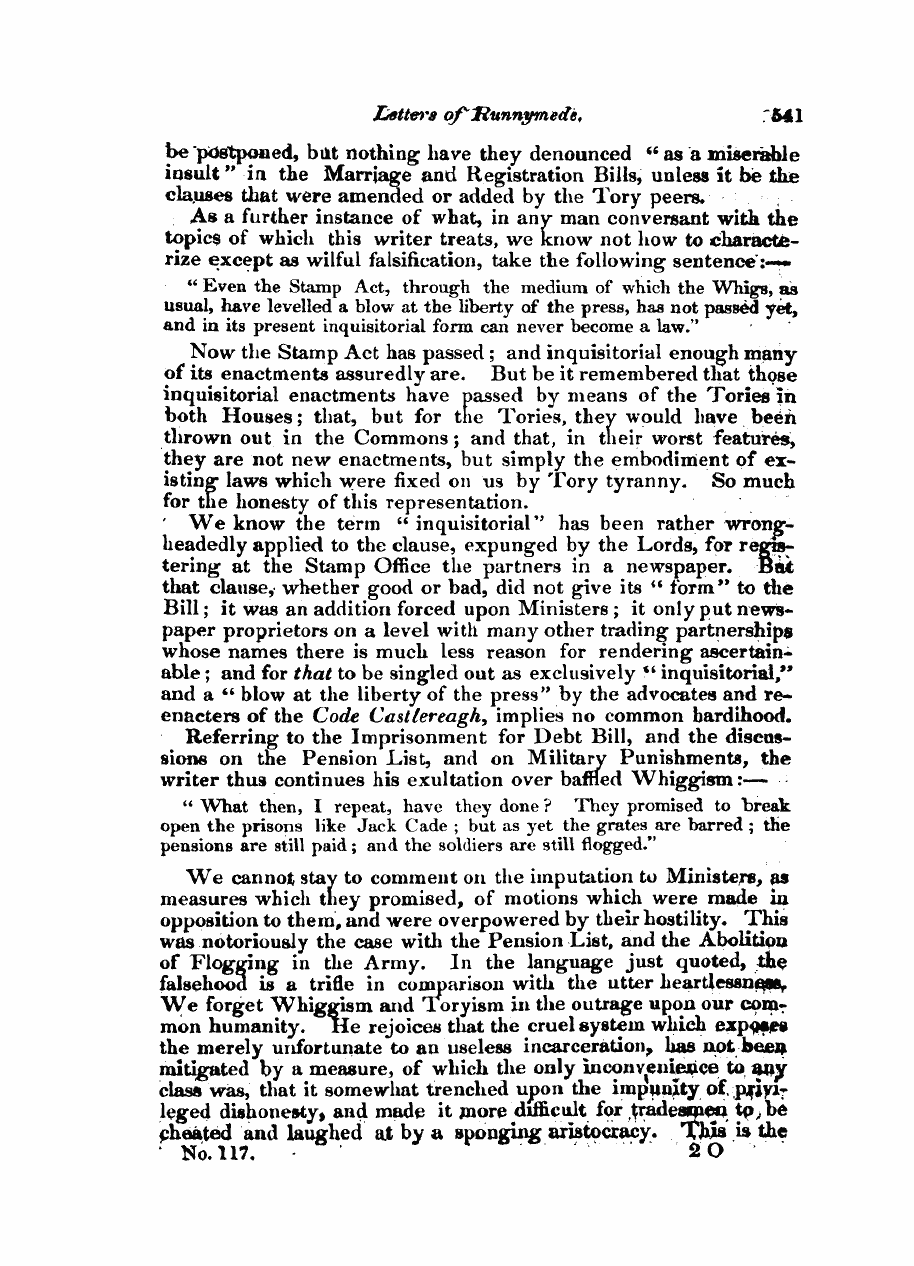 Monthly Repository (1806-1838) and Unitarian Chronicle (1832-1833): F Y, 1st edition - Untitled Article