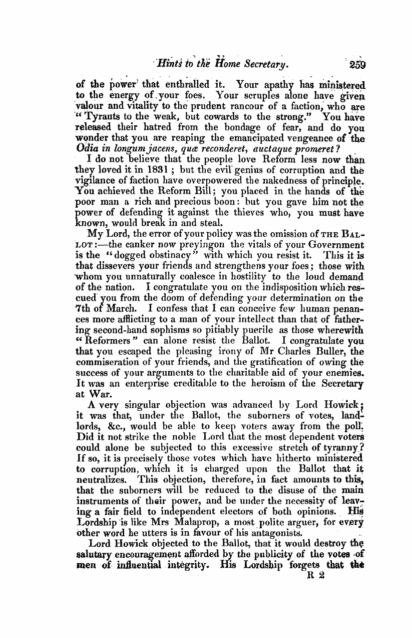 Monthly Repository (1806-1838) and Unitarian Chronicle (1832-1833): F Y, 1st edition - Untitled Article