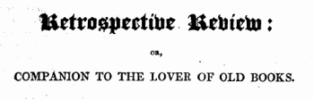 ' •' ' ' r ' ' ¦ ' Itictrooyccttoc lirincui: COMPANION TO THE LOVER OF OLD BOOKS.