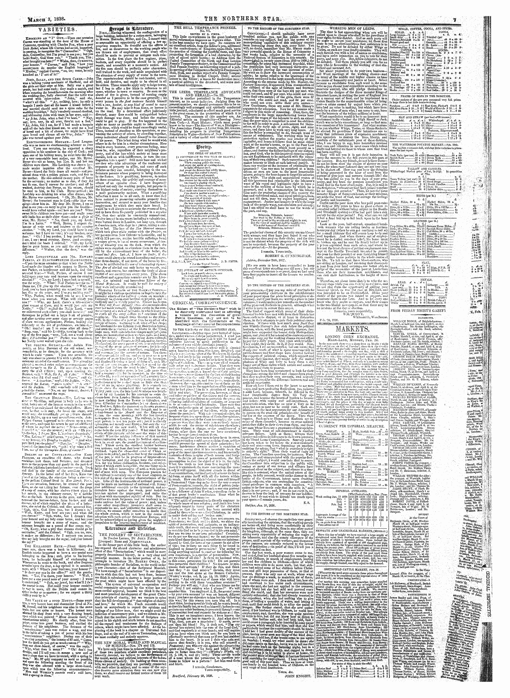 Northern Star (1837-1852): jS F Y, 2nd edition - Untitled Article