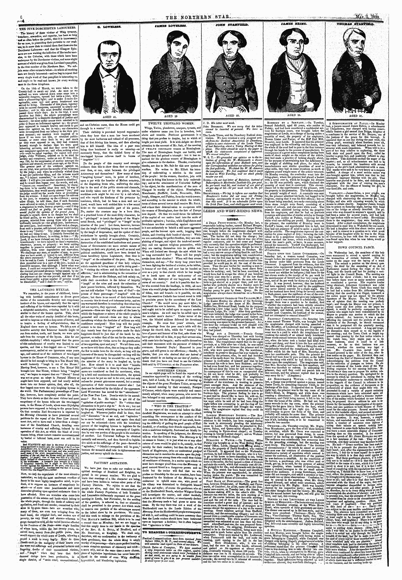 Northern Star (1837-1852): jS F Y, 2nd edition - Leeds An1) West^Riding Tfews