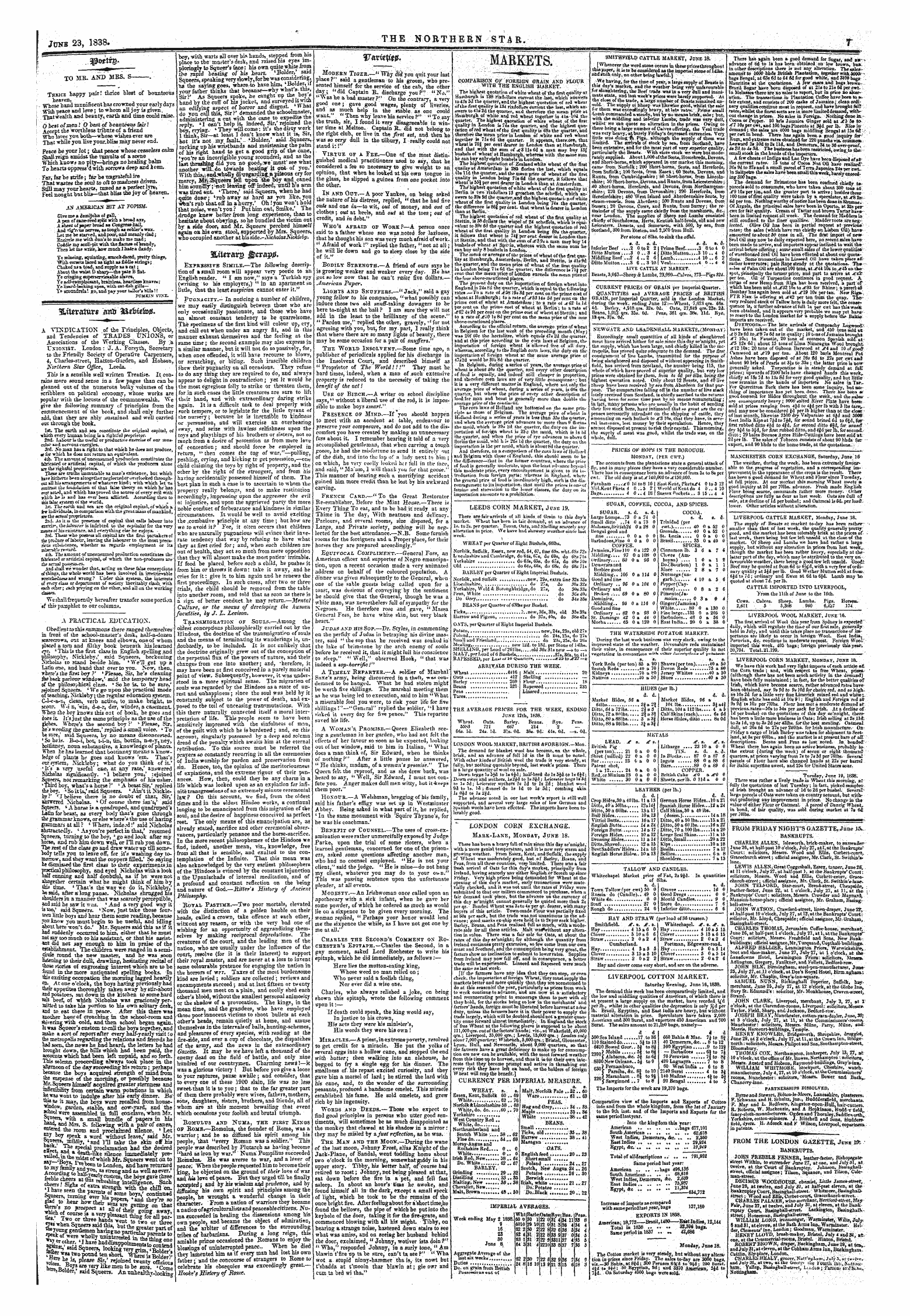 Northern Star (1837-1852): jS F Y, 2nd edition - Untitled Article