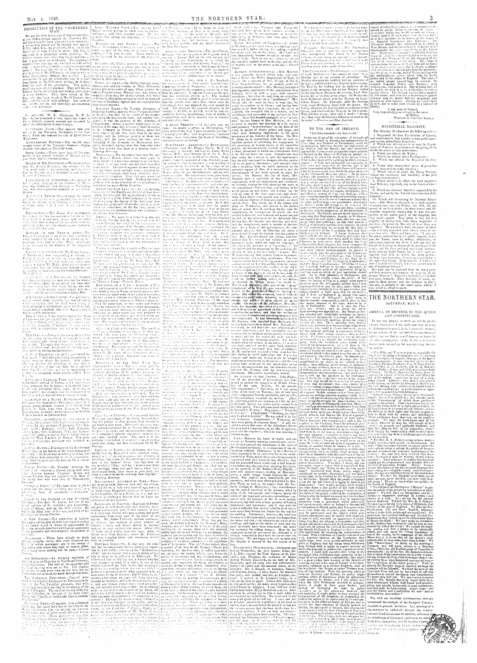 Northern Star (1837-1852): jS F Y, 2nd edition - The Kortherk Star.