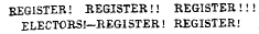 EEG1STER1 REGISTER!! REGISTER !! ! ELECTORSJ-REGISTER! REGISTER!