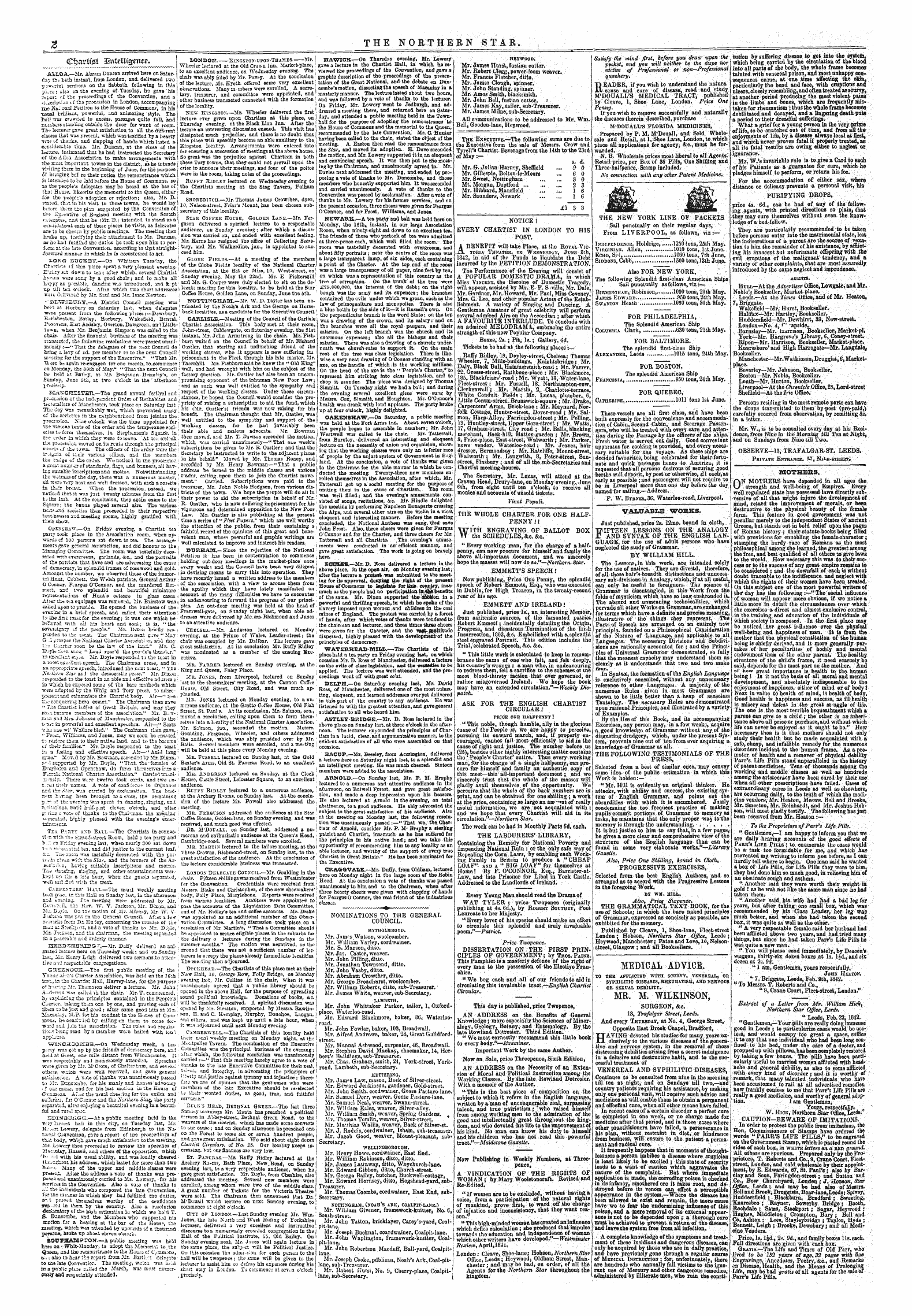 Northern Star (1837-1852): jS F Y, 2nd edition - &Lt;Et)Srit0i Entelksenc*.