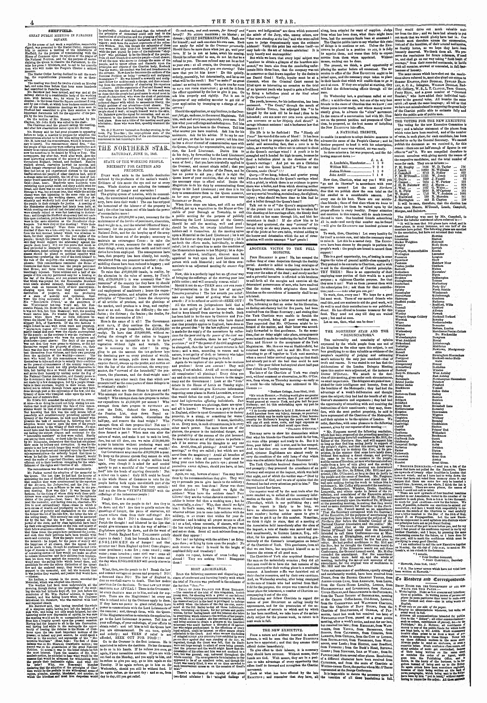 Northern Star (1837-1852): jS F Y, 2nd edition - Untitled Article