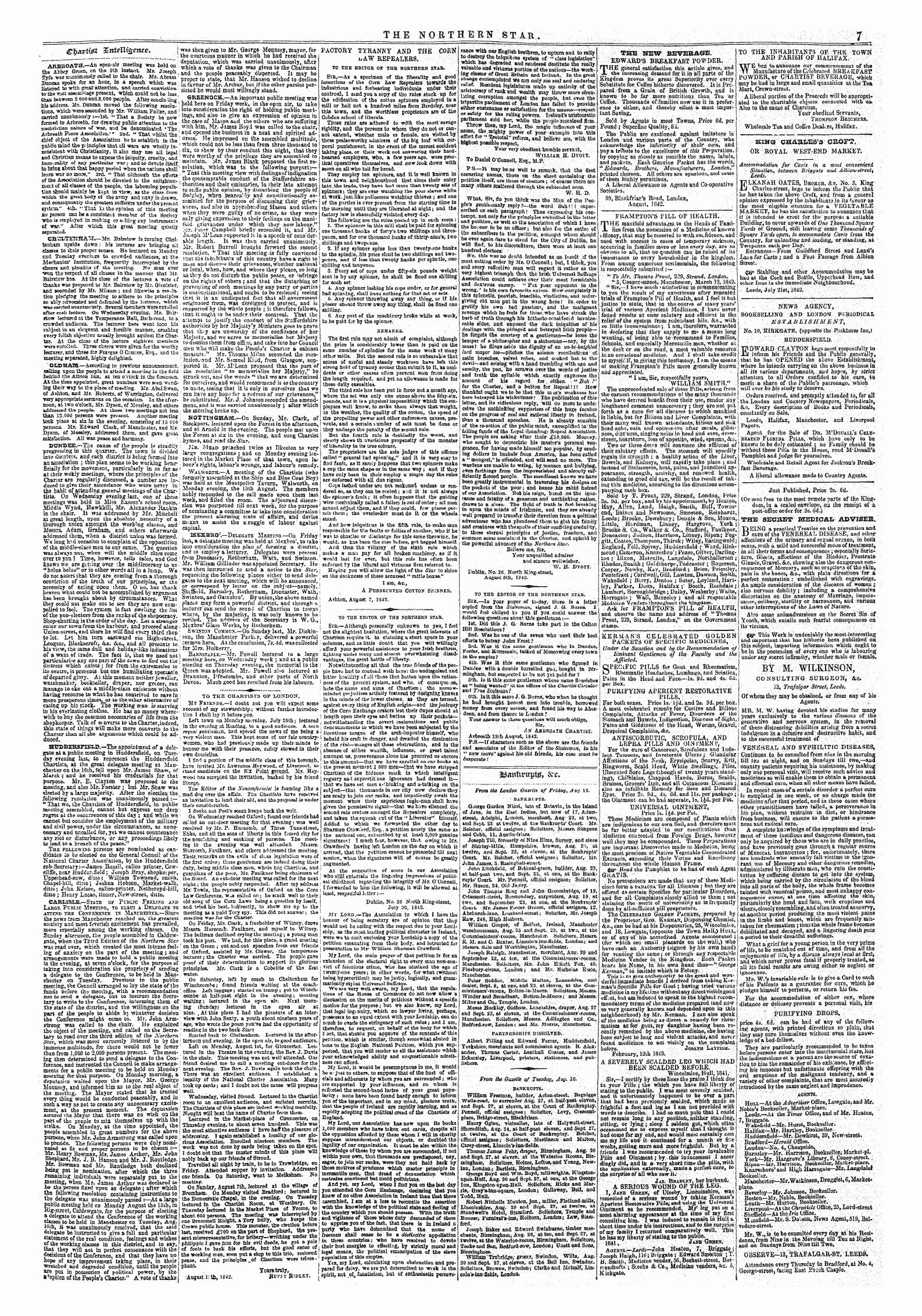 Northern Star (1837-1852): jS F Y, 2nd edition - &Lt;£L)Cirti0t Xnuuismte. J '" ' ^