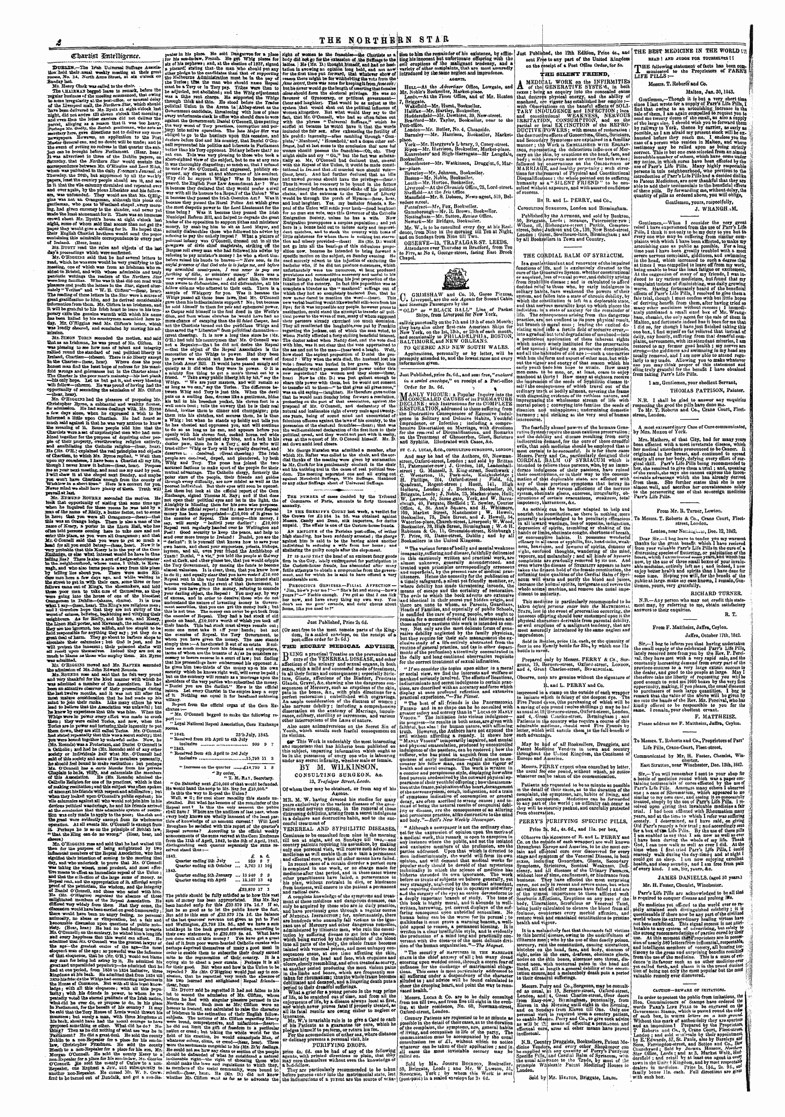 Northern Star (1837-1852): jS F Y, 2nd edition - Ctjariigt Dmteuismcr