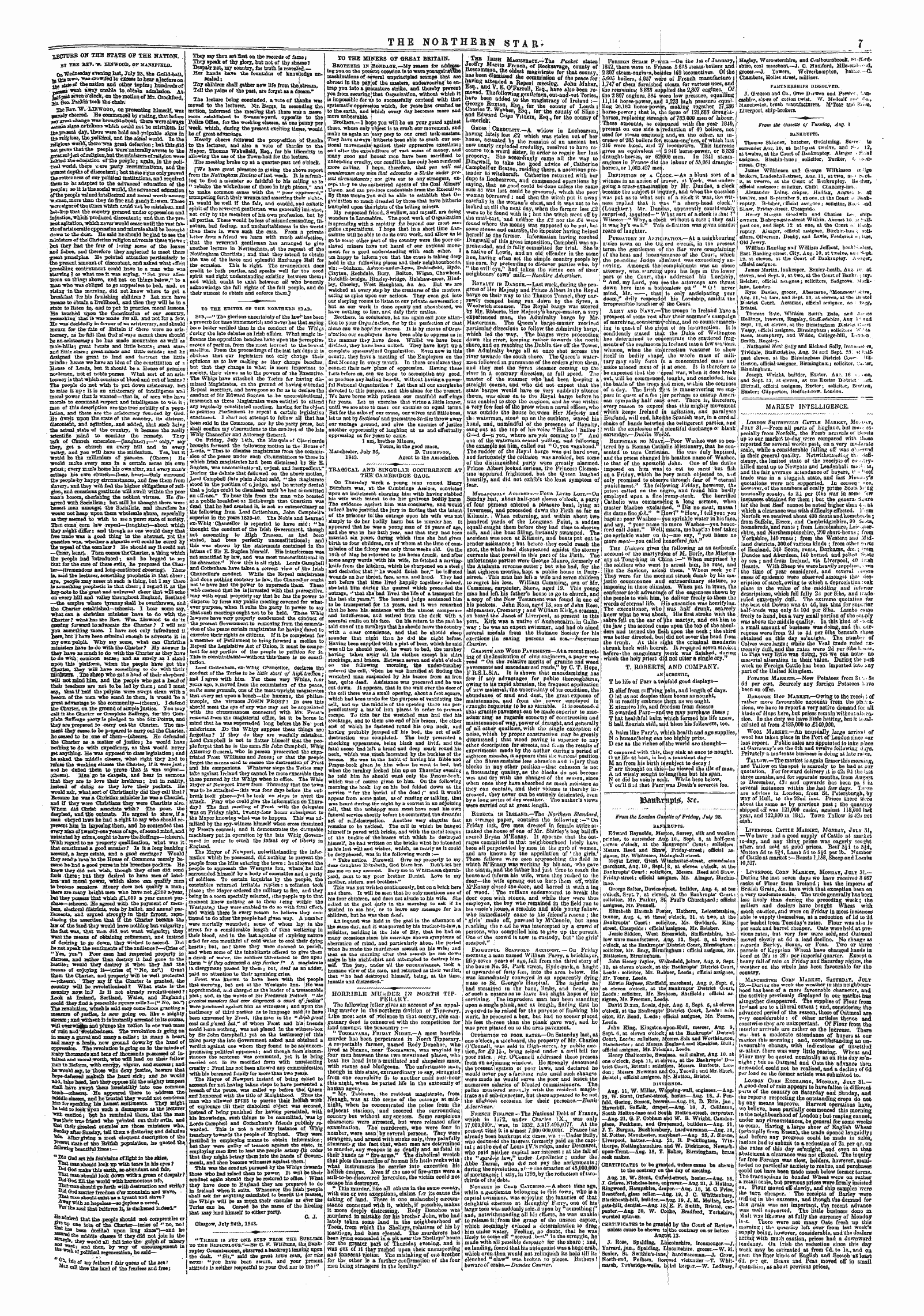 Northern Star (1837-1852): jS F Y, 2nd edition - 23anfcruptg, Srt.
