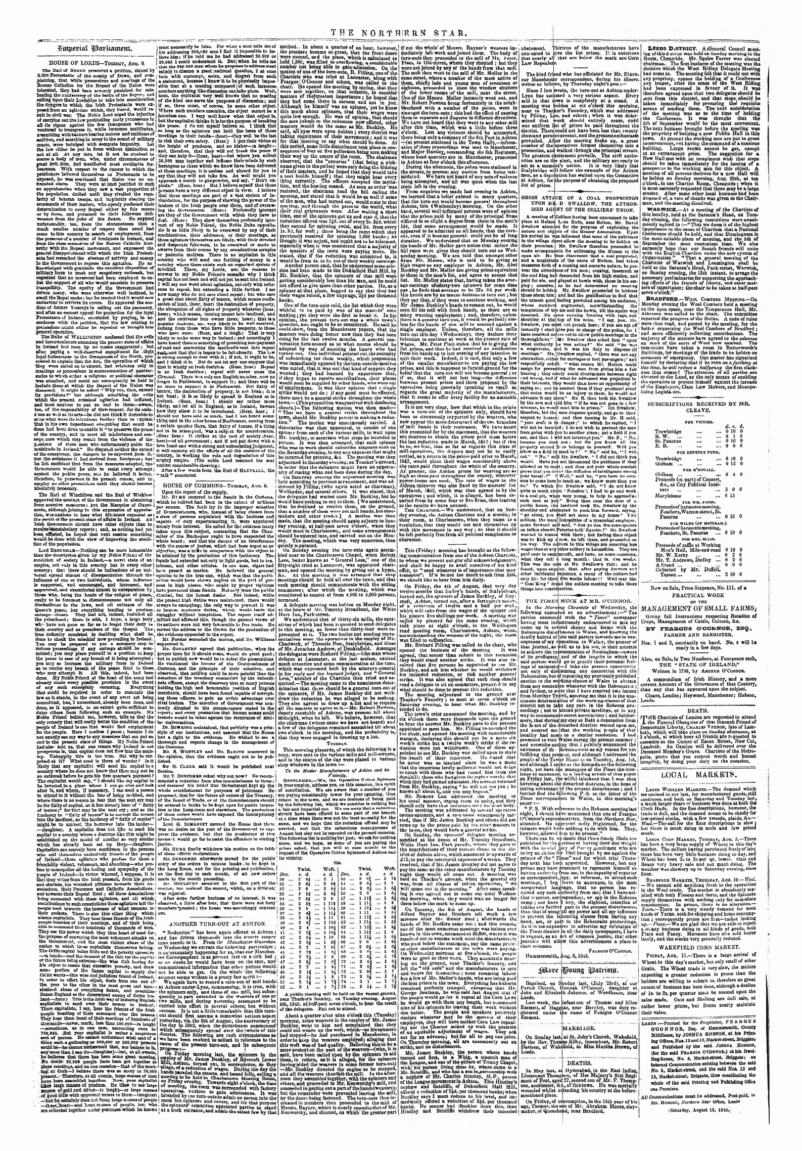 Northern Star (1837-1852): jS F Y, 2nd edition - Untitled Article