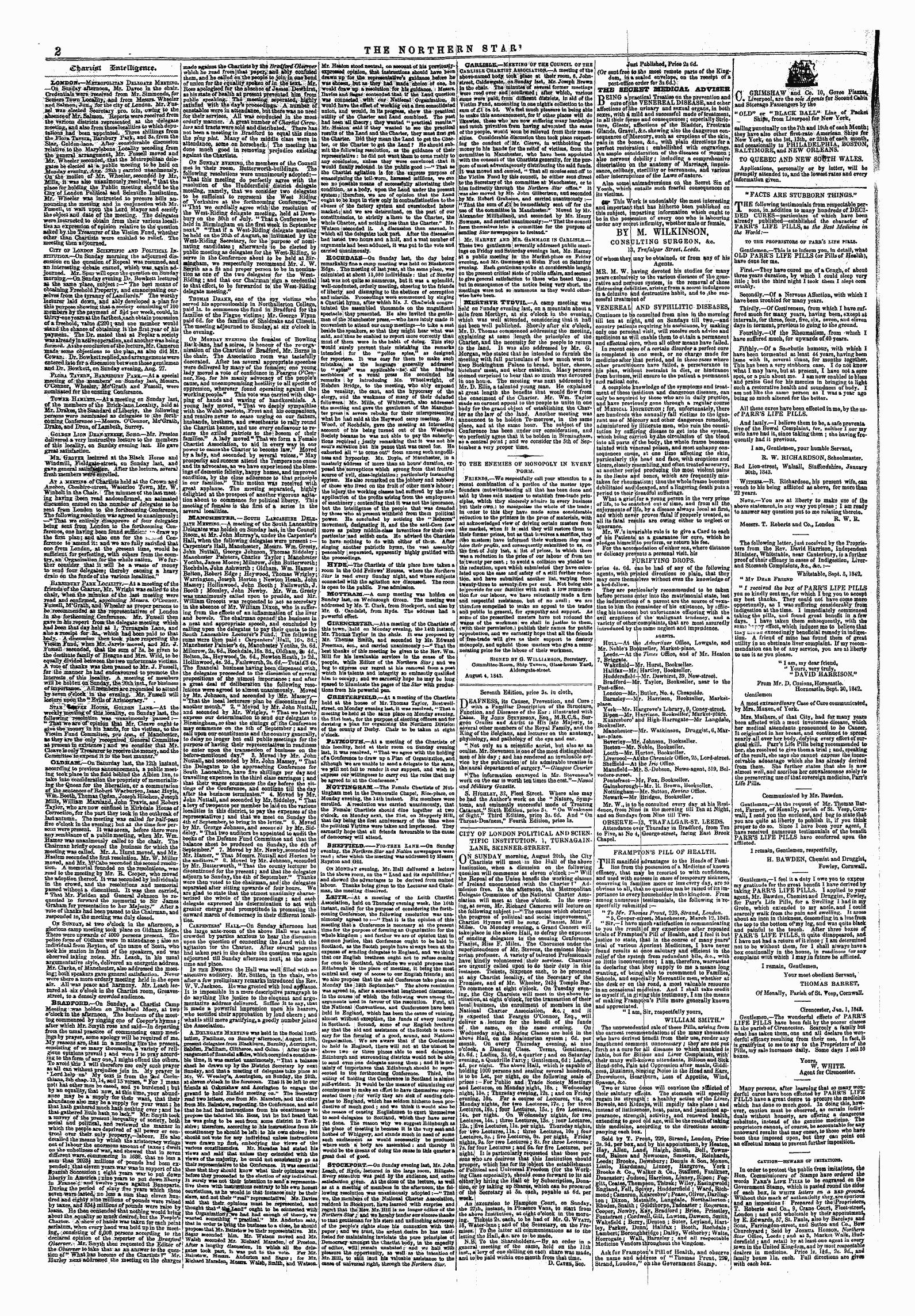 Northern Star (1837-1852): jS F Y, 2nd edition - £I)Ari^T 3£Nlrritc«W*«