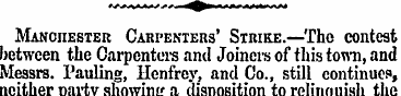 Manchester Carpenters' Strike.—The conte...