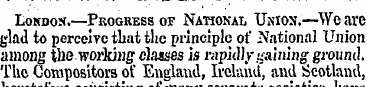 Lokdok.—Progress of National Union.—We a...