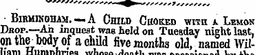 Birmingham.— A Child Cuokeo with k Lemos...