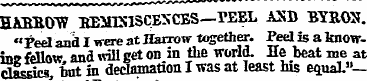 BAEBOW EEMK1SCENCES-PEEL AND BYRON "Peel...