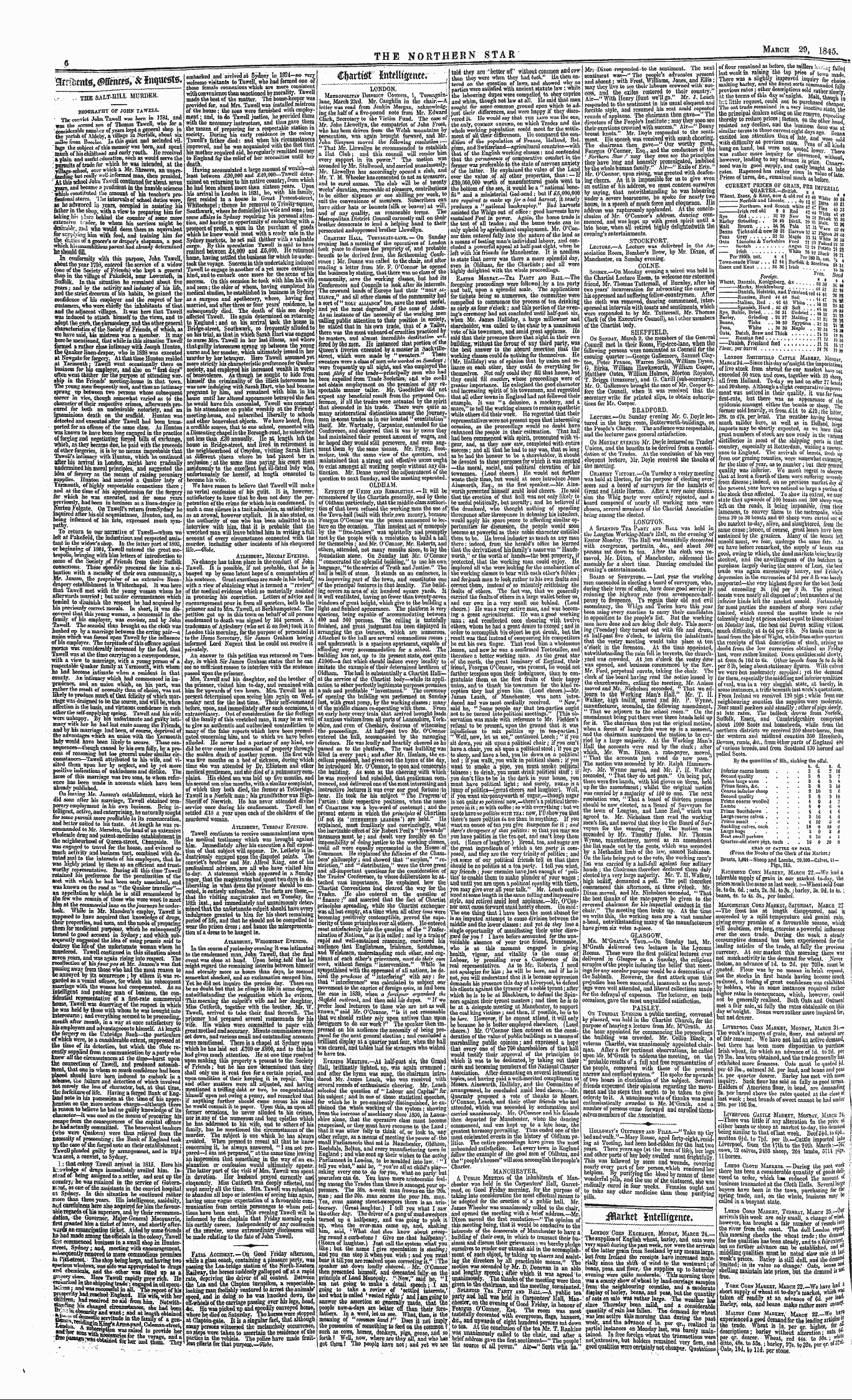 Northern Star (1837-1852): jS F Y, 2nd edition - Cftartt'c J^Flfjstttte;--
