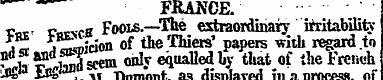 " FRANCE. &,*- c„«rff Foots.—The extraor...