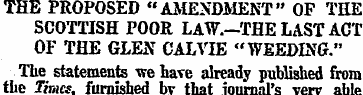THE PROPOSED "AMENDMENT" OF THE SCOTTISH...