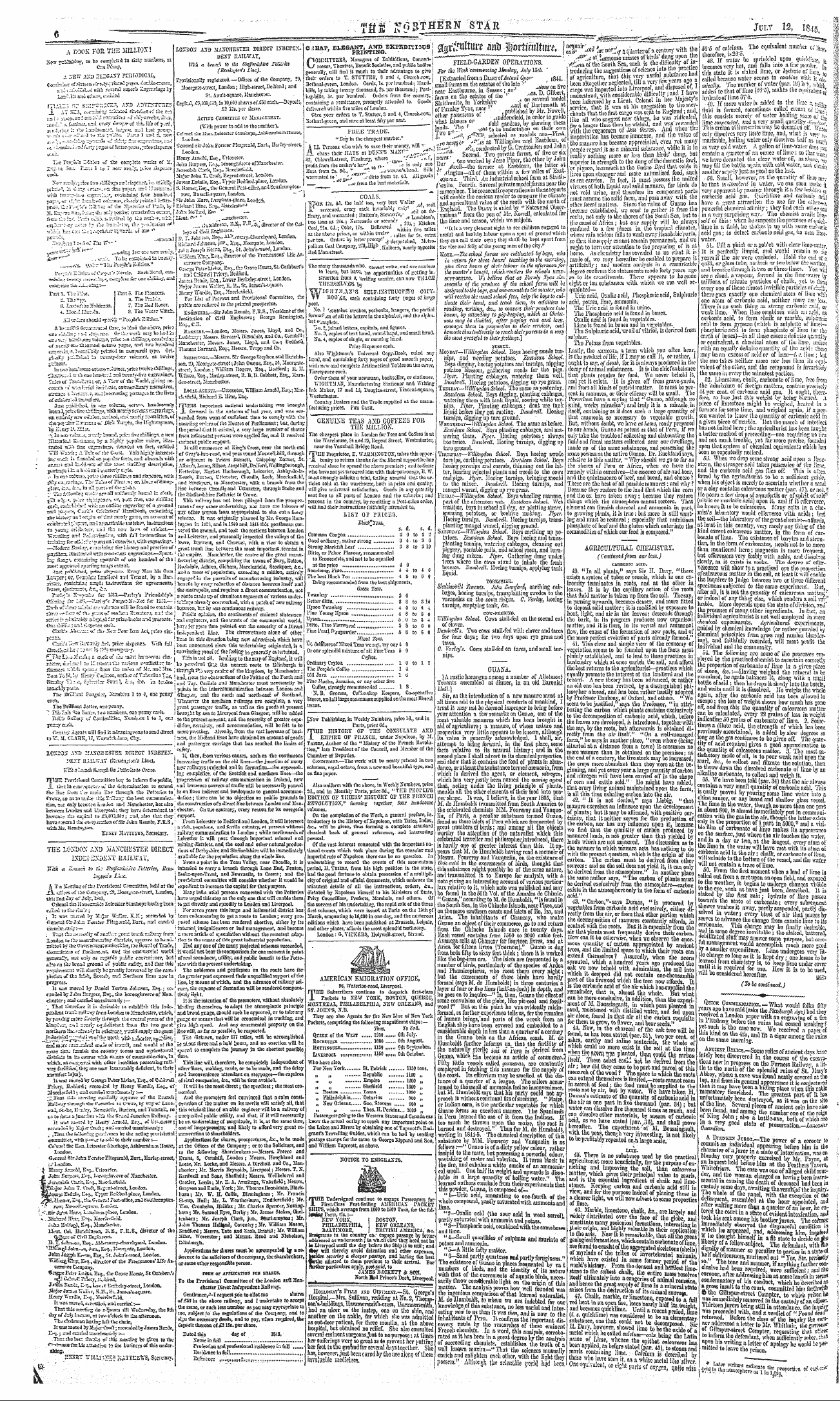 Northern Star (1837-1852): jS F Y, 2nd edition - Aorviwture Aitir Iiwttwltfav