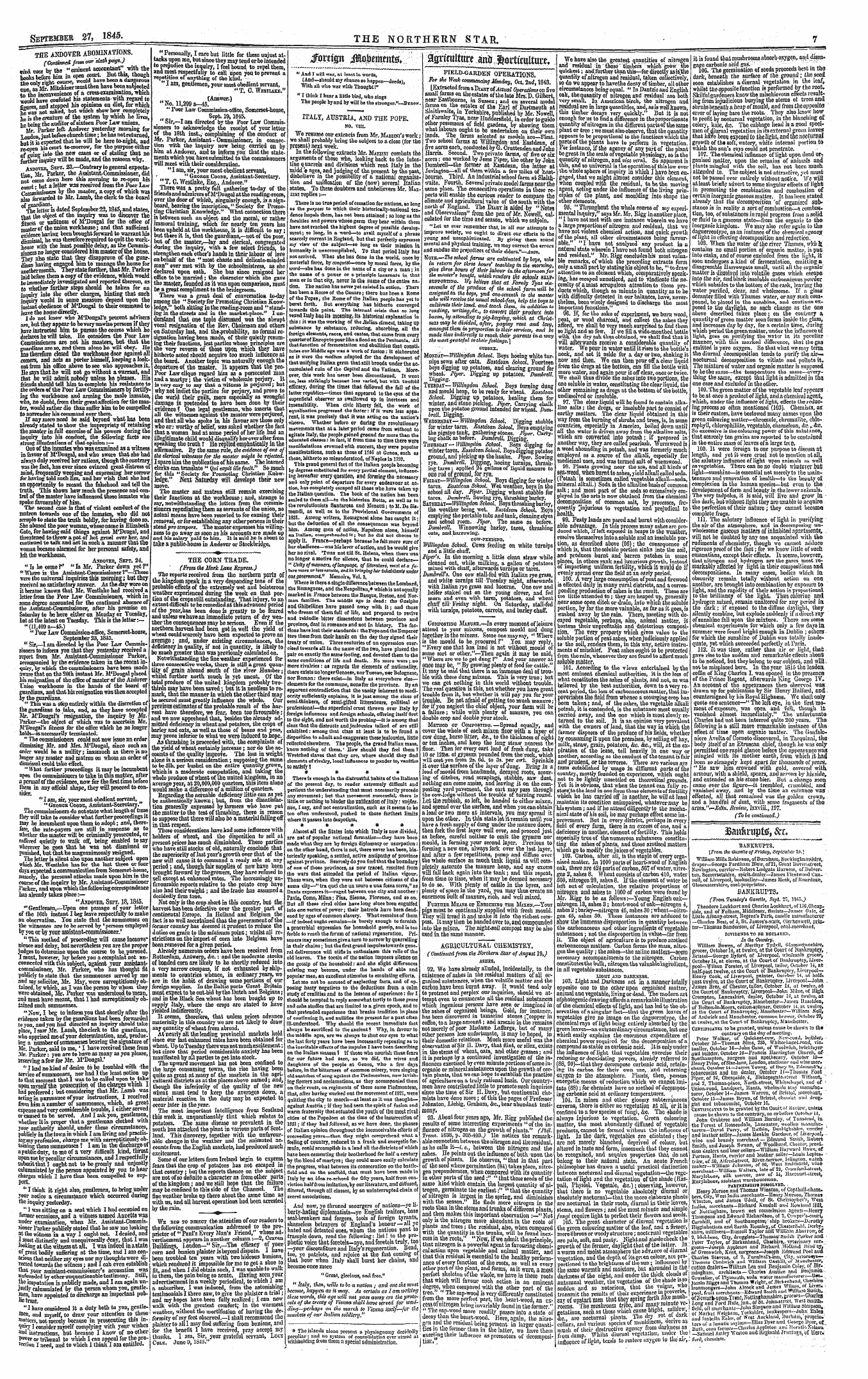 Northern Star (1837-1852): jS F Y, 2nd edition - Asrr Iroltttre M Jtorticulture