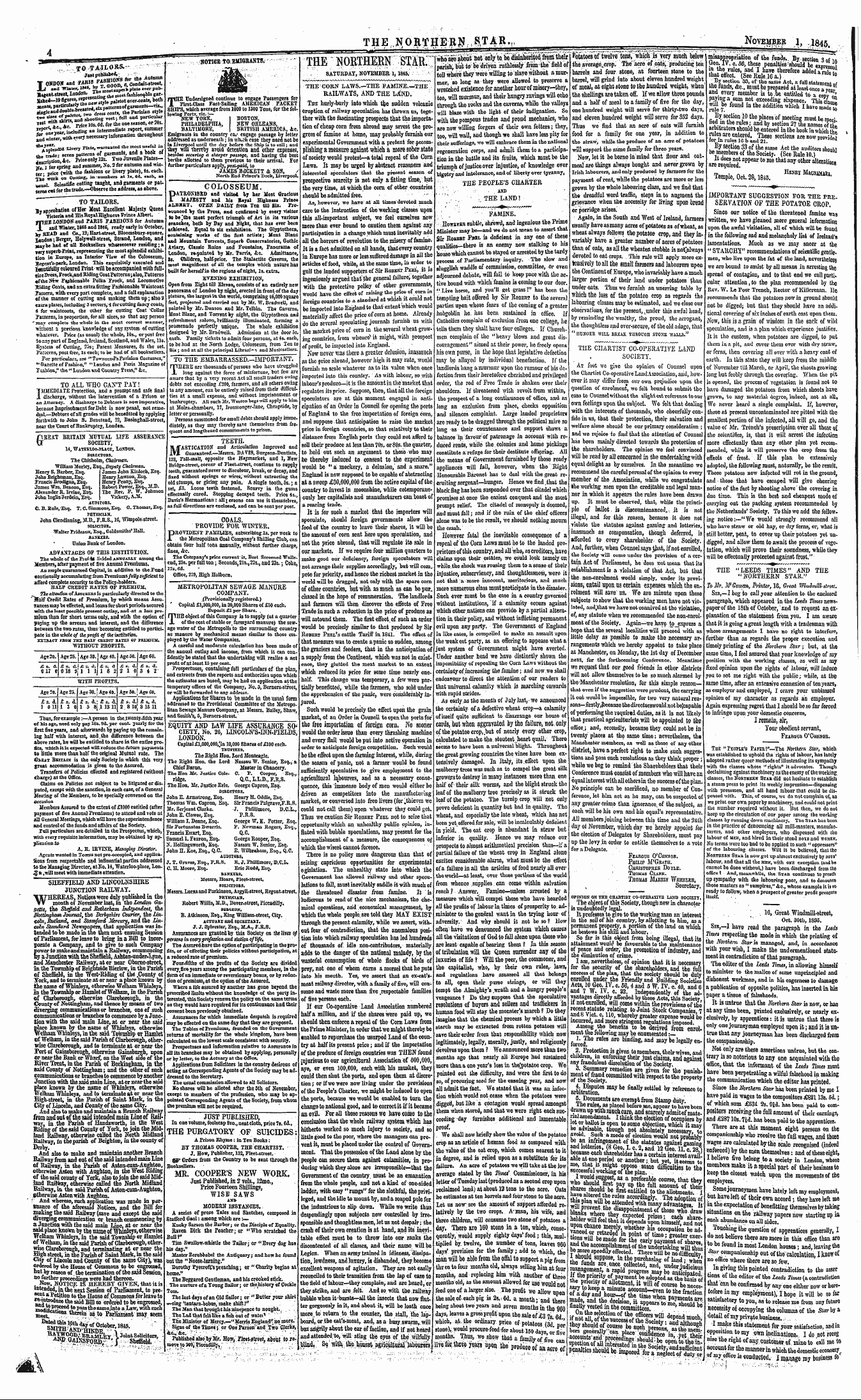 Northern Star (1837-1852): jS F Y, 2nd edition: 4