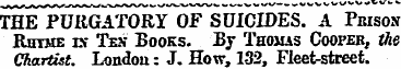 THE PURGATORY OF SUICIDES. A Pkisox Rhym...