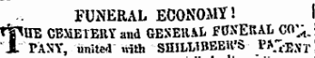 FUNERAL ECONOMY! tlpHE CBSETEUY and GESEHAli FUNERAL CO';,. A PANY, united with SHIM-IBEEH'S VV fENT ¦¦ ¦ ' „ tovARY 3, 1846 * 1 THE NORTHERN STAR.