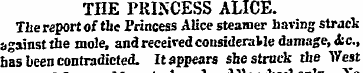 THE PRINCESS ALICE. The report of the Pr...