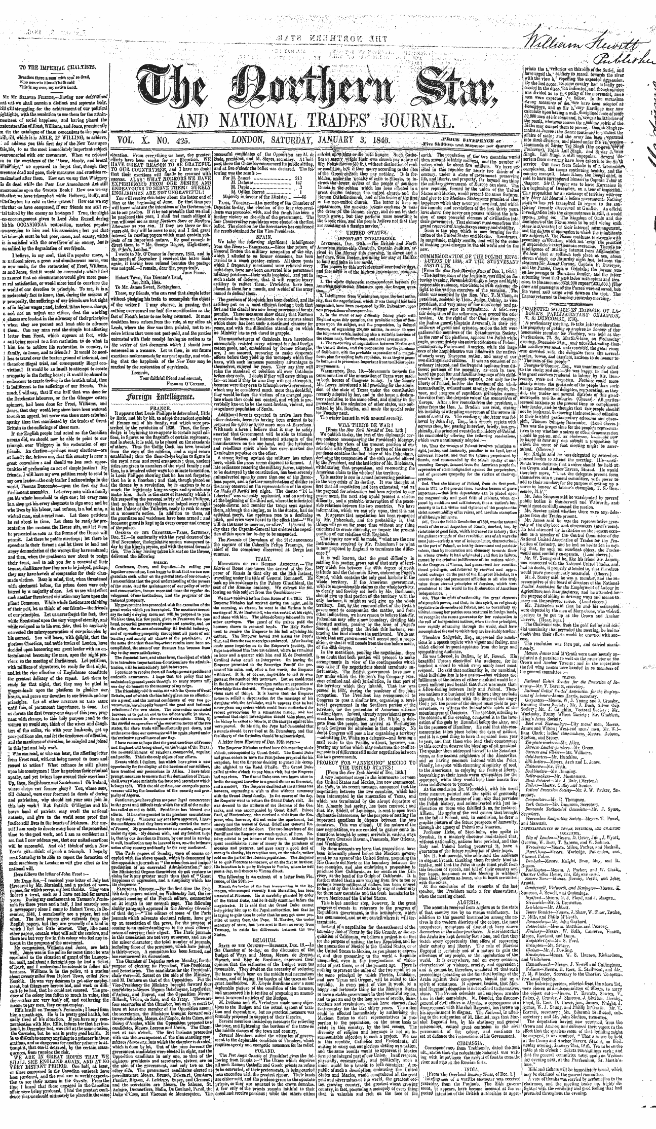 Northern Star (1837-1852): jS F Y, 2nd edition - To The Lmperiai Phaktists.