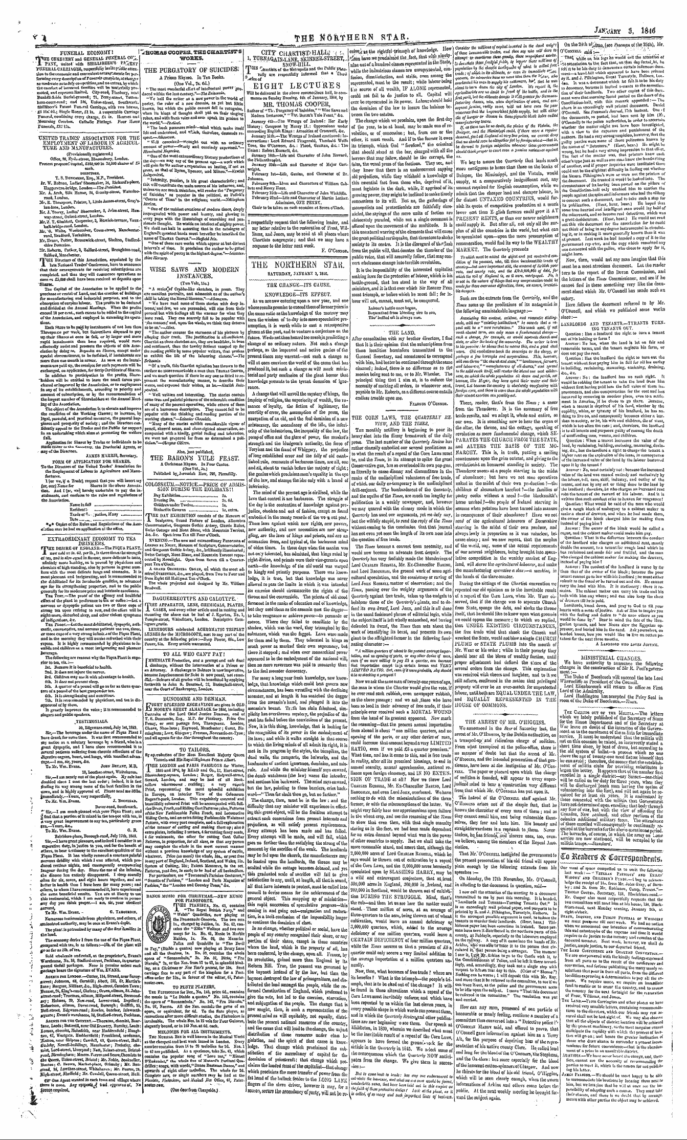 Northern Star (1837-1852): jS F Y, 2nd edition: 4