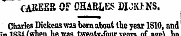 CARESS OF CHARLES DIJ1UNS. Charles Dicke...