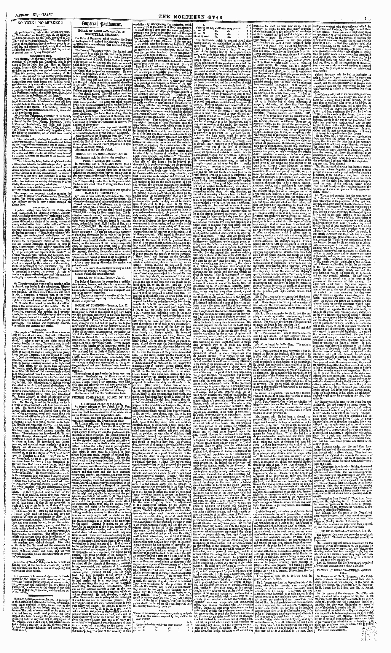 Northern Star (1837-1852): jS F Y, 2nd edition - Within Three Ireland, Jpta-R-: Ht W Urgu...
