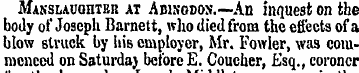 Makslauohtbh at Adisodos.—-An inquest on...