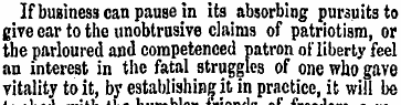 If business can pause in its absorbing p...