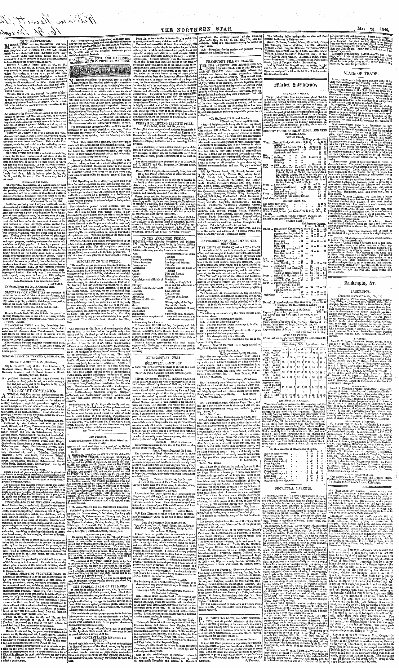 Northern Star (1837-1852): jS F Y, 2nd edition - Jlarfeet Fottelltgence*