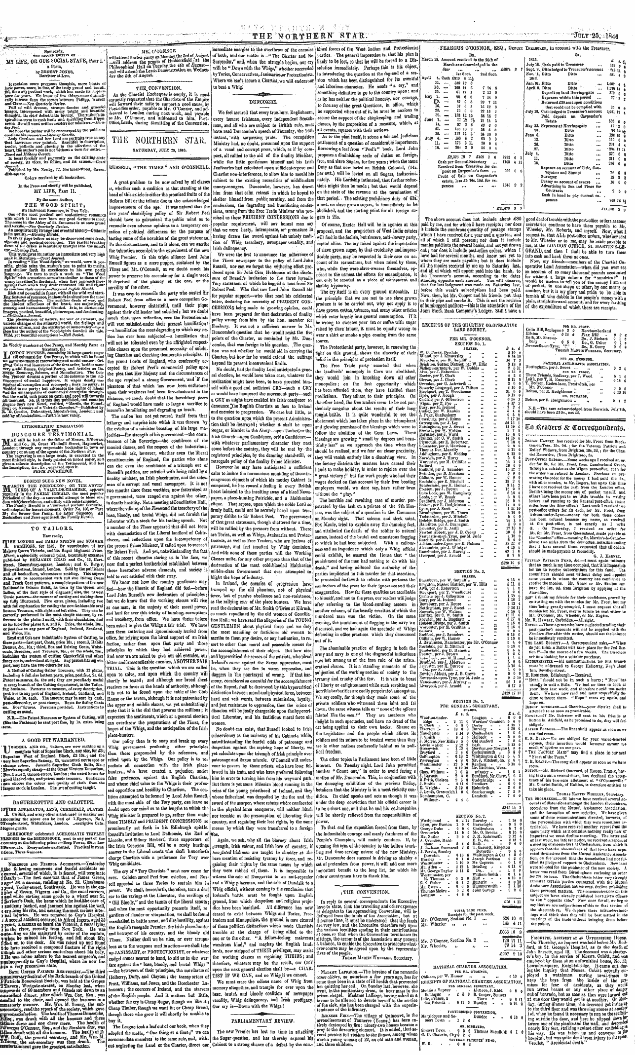 Northern Star (1837-1852): jS F Y, 2nd edition: 4