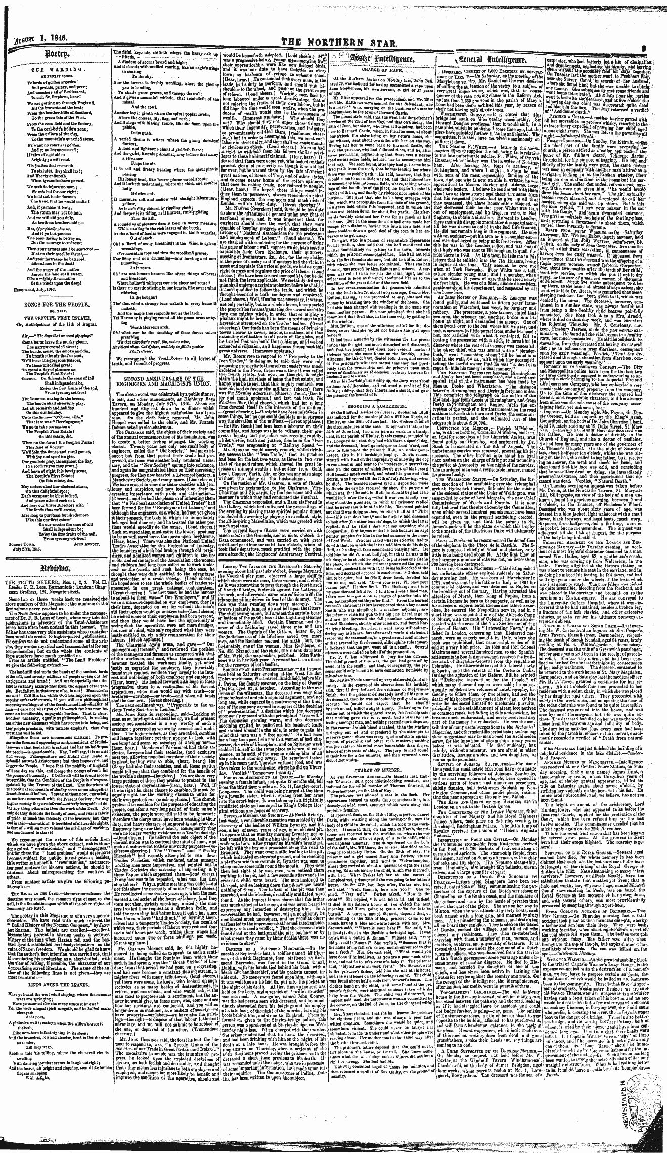 Northern Star (1837-1852): jS F Y, 2nd edition - Mwm