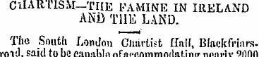 CiIARCISM—THE FAMINE IN IRELAND AND THE ...