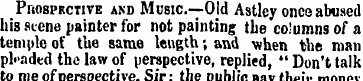 Prospective and Music—Old Astley once ab...