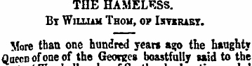 TOE HAMELKSS. By William Thou, op Isvera...