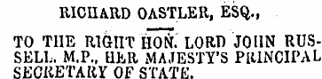 RICHARD OASTLER, ESQ., TO THE RIGHT iS L...