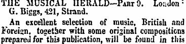 THE MUSICAL HERALD-PartO. London : G. Bi...